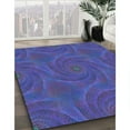 thumbnail image 3 of Ahgly Company Machine Washable Indoor Rectangle Transitional Purple Amethyst Purple Area Rugs, 4' x 6', 3 of 7