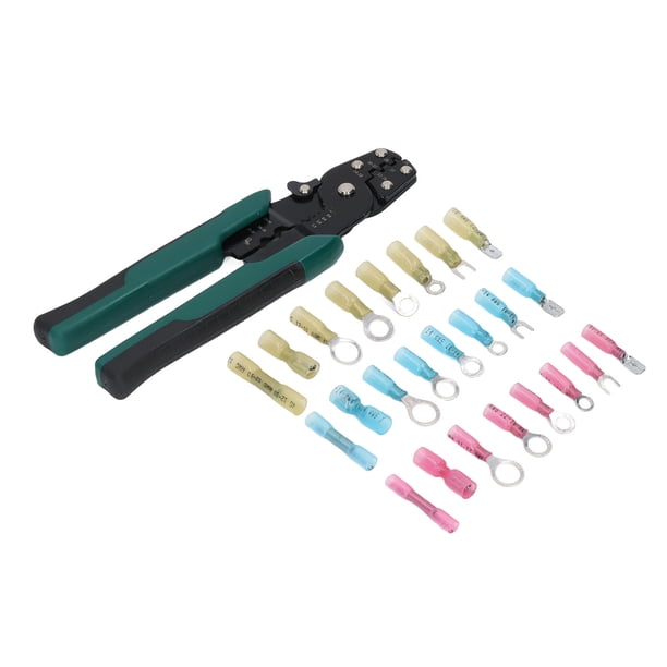 Kit de engarzado de alambre de trinquete autoajustable kit de herramientas de engarzado de virola sin costuras de alta elasticidad con alicates para cable eléctrico ANGGREK Otros