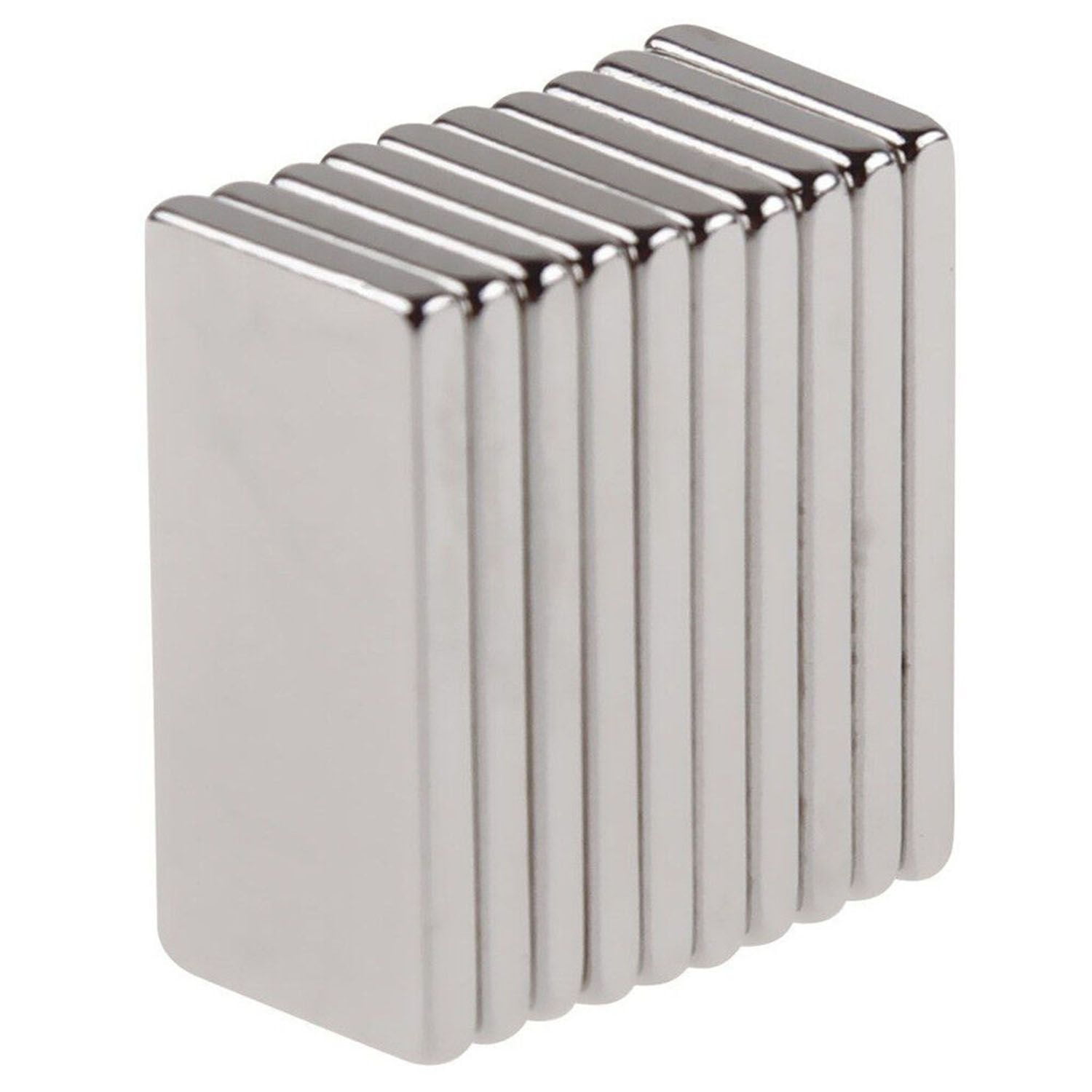 Spencer 100Pcs N52 20x10x2mm Neodymium Block Magnet Super Strong Rare Earth Magnets Lot