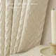 thumbnail image 1 of Fashion Champagne Luxury Modern Embossed Curtains for Living Room Dining Bedroom Blackout Beige French Cream Elegant Tulle, 1 of 5