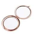thumbnail image 1 of lionlar 1pcs Set Travel Compact Makeup Mirror Premium Cosmetic Mirrors 2 Sided Rose Gold, 1 of 9