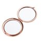 thumbnail image 1 of Espejo de Mano Plegable de 2 Piezas para Maquillaje Yinane oro y rosa, 1 of 8