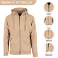 thumbnail image 2 of Men's 2-Piece Fleece-Lined Full Zip Hoodie & Jogger Set, 2 of 5