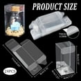 thumbnail image 2 of 24Pcs Clear Gift Box 1.5x1.5x3.1inch Small Cases for Organizing Candy Pantry - Transparent Display for Birthday Wedding Dessert Cookies Clear DIY, 2 of 6
