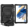 thumbnail image 1 of Funda TEKKU StrapB Uso Rudo Para Samsung TAB A8 10.5 2021 Modelos X200 X205 Negra, 1 of 8