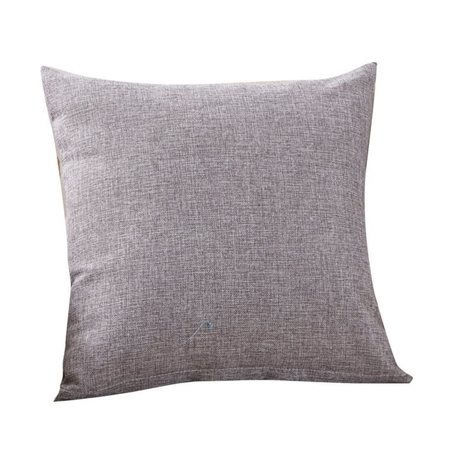 Fiudx Funda de Cojín Moderna, de Lino Suave, con Forma Cuadrada, Ideal para Decorar El Hogar, para Sala de Estar, Dormitorio, Sofá, Lavable a Mano, 50 X 50 Cm.