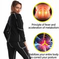 thumbnail image 3 of Women's Sauna Suit Abdomen Sweating Yoga Wear Large Size Plastic Waist Corset Waist Slimming Corset Sauna Suit Set, 3 of 8