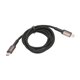 thumbnail image 4 of Cable de datos para teléfono móvil trenzado de nailon tipo C a tipo C de aleación de zinc de carga rápida (2 m), 4 of 5