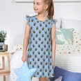 thumbnail image 4 of Balery German Shepherd Puppy Camisón de princesa para niñas, pijama de algodón con mangas abullonadas, suave y bonito.-XX-Large, 4 of 6
