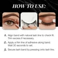 thumbnail image 6 of Faux Mink Lashes 815, Ultra-Soft, Natural Look False Eyelashes, Reusable Strip Lashes, 4 Pairs, 1 Pack, 6 of 7