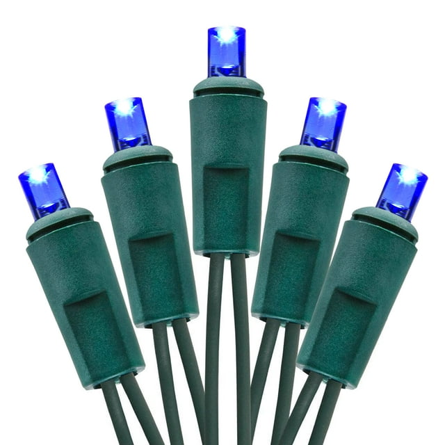 Luces navideñas Holiday Essence Blue LED Mini 60 5 mm