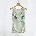 thumbnail image 6 of Maternity Tank Tops for Women Ribbed Cami Built-in Shelf Bra Adjustable Straps Nursing Tops for Breastfeeding, 6 of 6