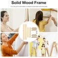 thumbnail image 2 of 1 Set Modern Minimalist Picture Frame DIY Combination Solid Wood Photo Frame, 2 of 7