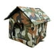 thumbnail image 2 of Caseta para mascotas, Refugio para gatos, Caseta exterior para gatos, Protección contra el frío, Para animales pequeños L, 2 of 9