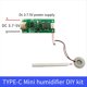 thumbnail image 2 of Mini Humidificador USB Kit de Bricolaje DC 3,7-5,5 V Mini Humidificador Tipo C Kit de Bricolaje 330 MA Humidificador de Aire Ultrasónico para el Hogar, 2 of 5