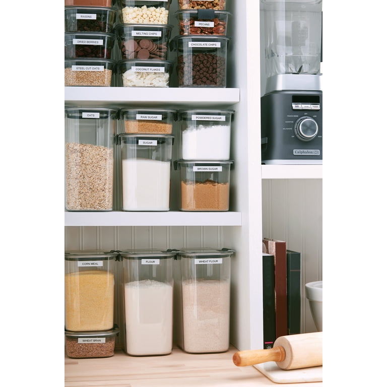 Rubbermaid Container, BPA-Free Plastic, Brilliance Pantry Airtight Food  Storage, Brown Sugar (7.8 Cup) & Container, BPA-Free Plastic, Clear  Brilliance