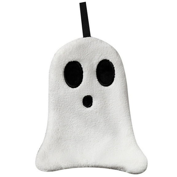 Bathroom Hand Towels Halloween Ghost Hand Towel Suspending Hand Towel Scary Hand Drying Tea Towel Dish Towels Halloween Kitchen Towel for Drying, Cleaning