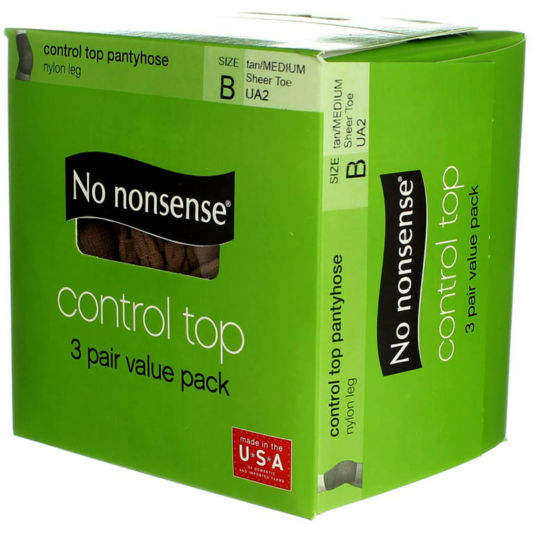 No Nonsense 43045 Tan control Top Nylons