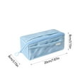 thumbnail image 3 of KMMYS Large Capacity Pencil Case, Multifunctional Organizer Pouch with 10 Compartments, High Capacity Zippered Storage Bag for Pens, Makeup, Travel Accessories, Office Supplies, 3 of 6