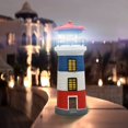 thumbnail image 3 of ORUYROP Outdoor Solar Lighthouse, Rotating Lamp LED Solar Garden Lights, Smart Sensor Rotating Lamp for Garden Landscape Yard, 3 of 7