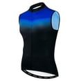 thumbnail image 4 of 2021 Jersey de ciclismo sin mangas para hombre, ropa de ciclismo de montaña, maillot de ciclismo de carreras, camiseta de verano negra, azul y roja, 4 of 5