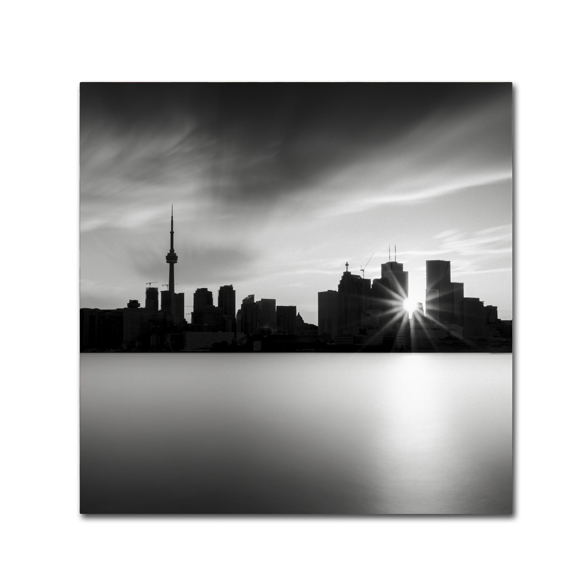 Dave MacVicar 'Silver City' Canvas Wall Art 14 x 14