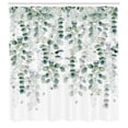 thumbnail image 3 of Ambesonne Eucalyptus Shower Curtain, Watercolor Cold Hues, 69"Wx70"L, Pale Teal and Laurel Green, 3 of 3