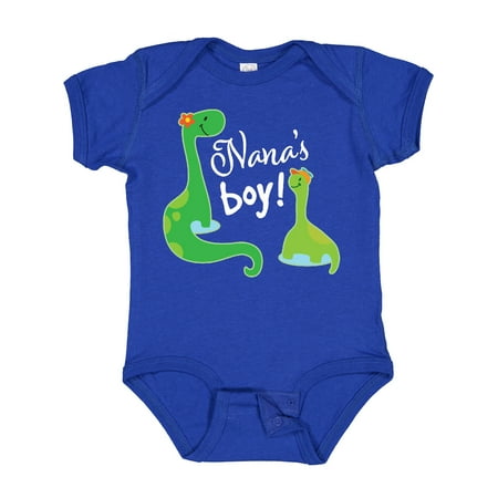 

Inktastic Nanas Boy Grandson Dinosaur Gift Baby Boy Bodysuit