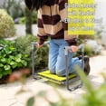 thumbnail image 4 of Folding Garden Stool and Kneeler, Heavy Duty Garden Kneeler and Seat, Kneeling Device for Gardening, Gardeners and Seniors (Grey), 4 of 5