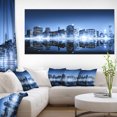 thumbnail image 1 of Nuit New York Ville Miroir - Impression sur Toile Paysage Urbain, 1 of 3
