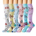 thumbnail image 5 of Compression Sock Combo Set: Sports Thigh-Highs, Yoga Socks, Compression Socks, and Calf Sleeves, 5 of 5