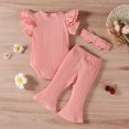 thumbnail image 4 of Sngxgn Baby Girls' Toddler 2-piece Sweatshirt and Jogger Set(Pink,90), 4 of 6