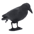 thumbnail image 1 of Señuelo De Cuervo De Plástico, Forma Completa, Señuelo De Cuervo Negro Resistente Al Envejecimiento Vivo Que Ahorra Tiempo Para Caza, 1 of 7