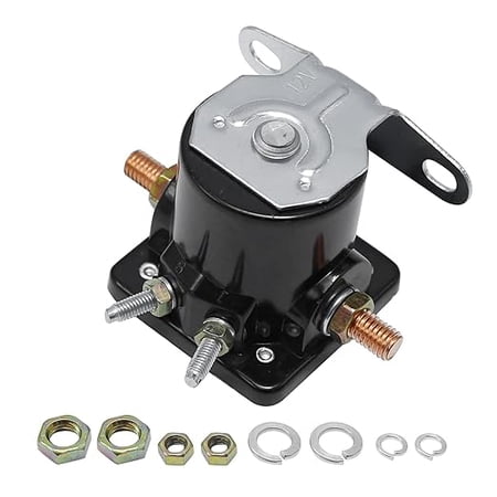 Standard Motor Products SS581T 12V 4-Terminal Heavy Duty Diesel Hot Rod Starter Solenoid Relay Replaced B6AZ-11450-A SW3 B-6A-11450A C6AF C7AF C9AF SS588 F496 SW3
