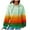 Green, variant on VEKDONE Waffle Knit Hoodie for Women Plus Size Color Block Pullover Sweatshirts Casual Long Sleeve Drawstring Hooded Sweatshirt with Kangaroo Pockets