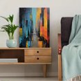 thumbnail image 5 of Abstract Cityscape Textured Canvas Print, for Living Room, Bedroom, Office, Study, Entryway Decor, 5 of 8