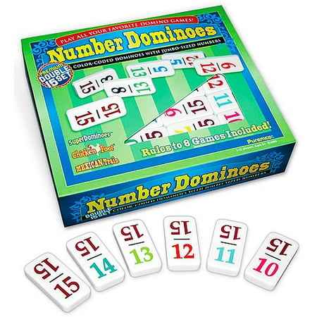 Number Dominoes, Premium Double-15 Set