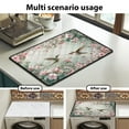 thumbnail image 7 of ZIATUBLES Washer and Dryer Top Protector Mat Anti-Scratch Washing Machine Top Cover Pad for Laundry Room Washable Home Kitchen Decor Accessories, 24 x 19.7 Inch, Hummingbird Peach Blossom, 7 of 7