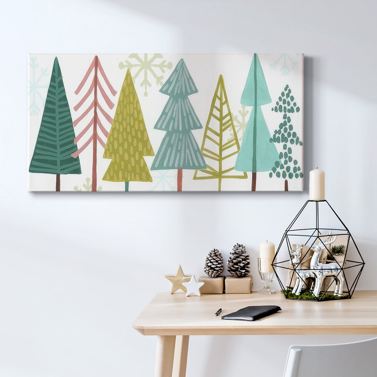 Modern Holiday Collection D- Gallery Wrapped Canvas