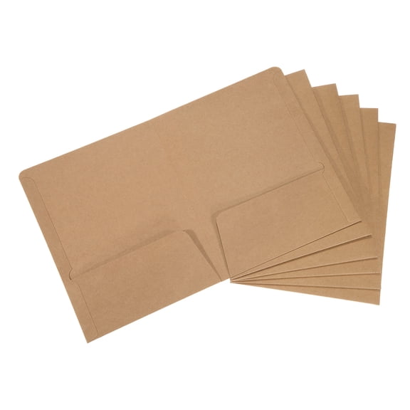 Unique Bargains Two-Pocket Folders Letter Files Portfolio Storage Organizer Folder 6