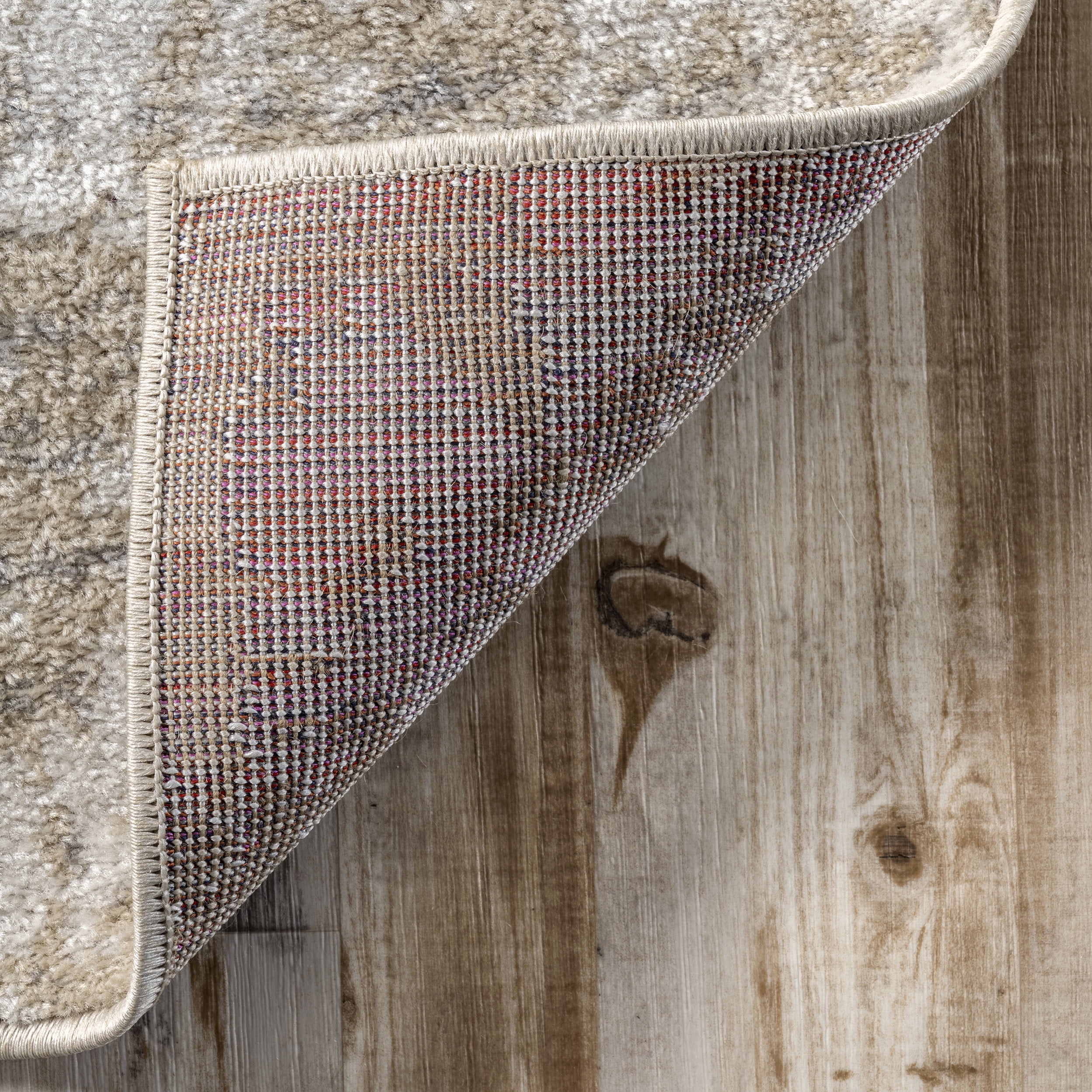nuLOOM Deedra Modern Abstract Area Rug, 5' x 7' 6", Beige