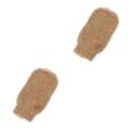 thumbnail image 3 of Bearachild Toalla de baño para hombres y mujeres, guante de ducha de limpieza profunda, guantes reciclados, suministros de baño exfoliantes para marrón 2Conjunto, 3 of 6