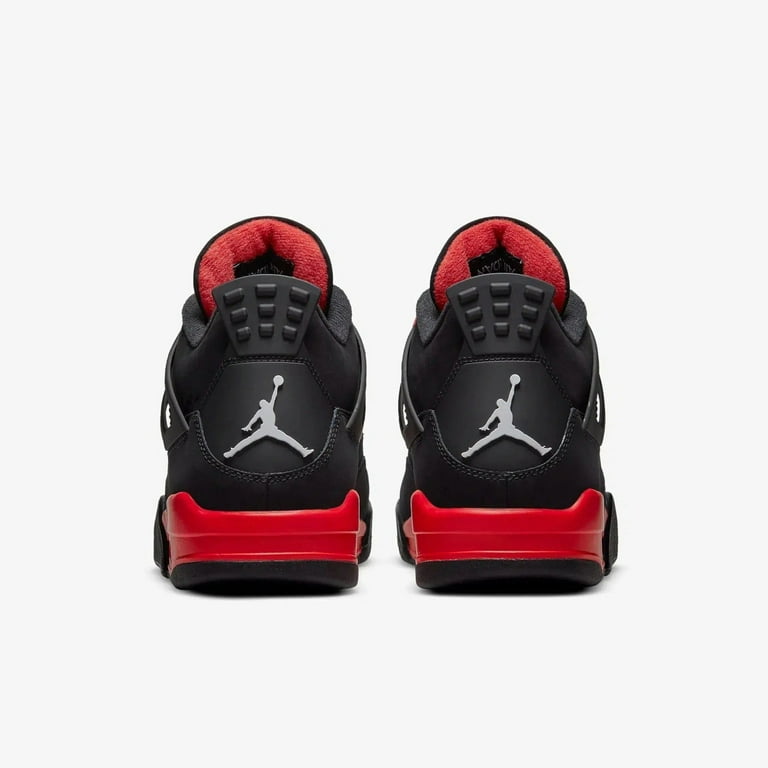 Men's Jordan 4 Retro 'Red Thunder' Black/Multi-Color Rubber