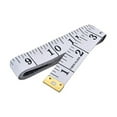 thumbnail image 3 of SEWCHICS 2Pcs White Tailor Soft Measuring Tape for Sewing and Body Measuring Use, 3 of 8