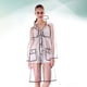 thumbnail image 4 of Impermeable transparente reutilizable Poncho de lluvia EVA Impermeable al aire libre Impermeable al aire libre para adultos (talla L, negro), 4 of 6