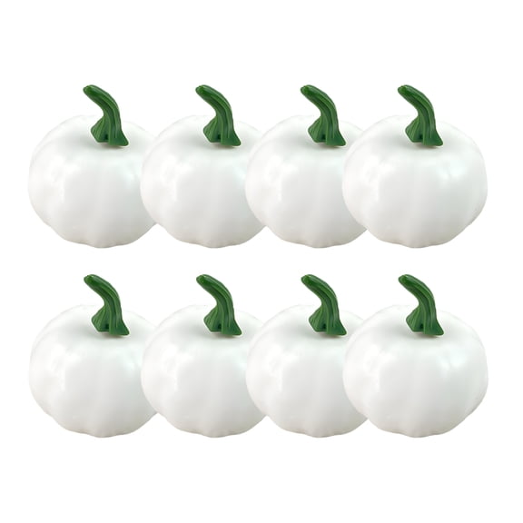 BESTSKY 8Pcs Pumpkins for Decorating,Realistic Pumpkin Shape Pumpkin Decor,Perfect Holiday Decor Halloween Pumpkins,Style1