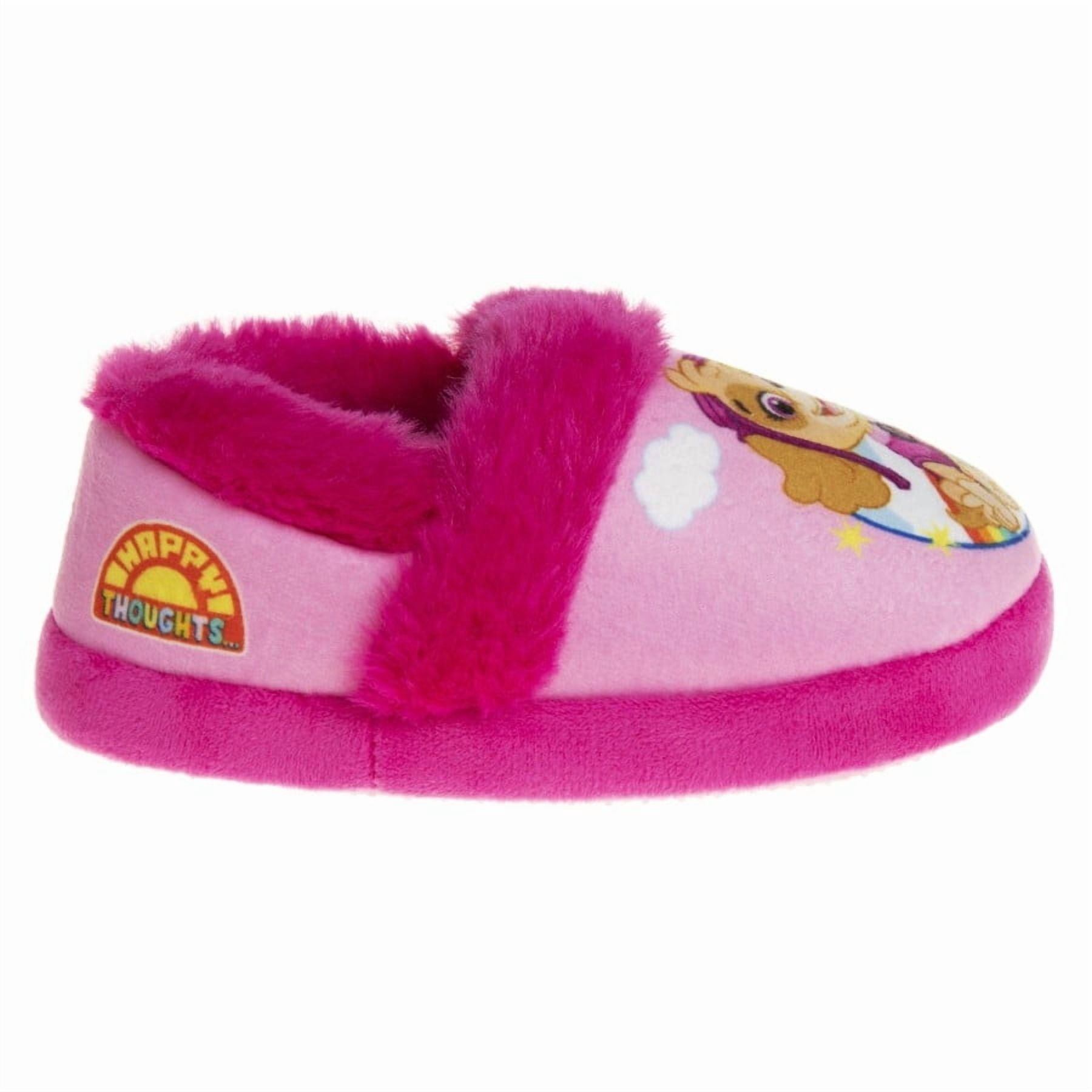 Nickelodeon Paw Patrol Toddler Girls' Dual Sizes Slippers