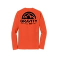 thumbnail image 2 of Gravity Outdoor Co. Chemise à Manches Longues - Orange - Logo Noir - G, 2 of 2