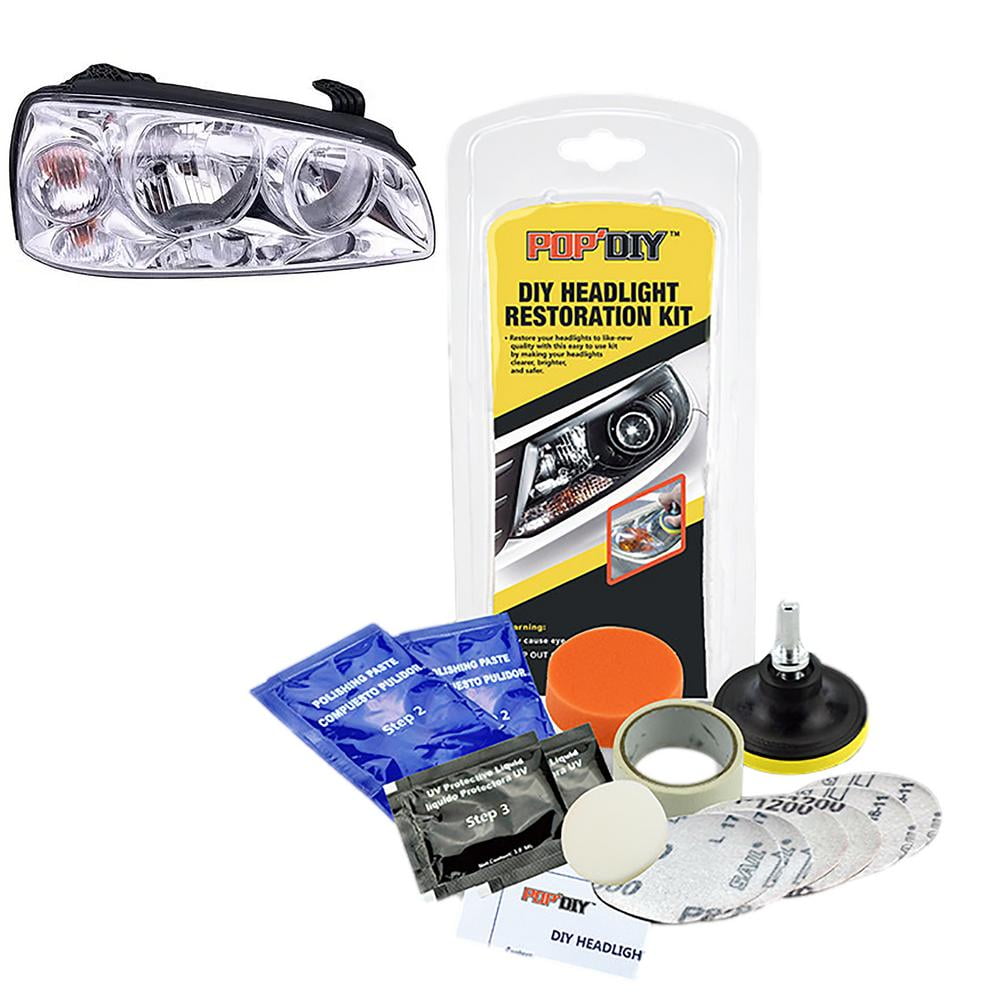 Cerakote Ceramics Headlight Restoration Kit - Last as Long as You Own Your  Vehicle - Brings Headlights back to Like New Condition - 3 Easy Steps - No