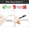 thumbnail image 6 of Endoto Shoelaces for Hey Dude Elastic Strings Replacement Laces Shoes(Color:Grey,Size:10Inch), 6 of 6